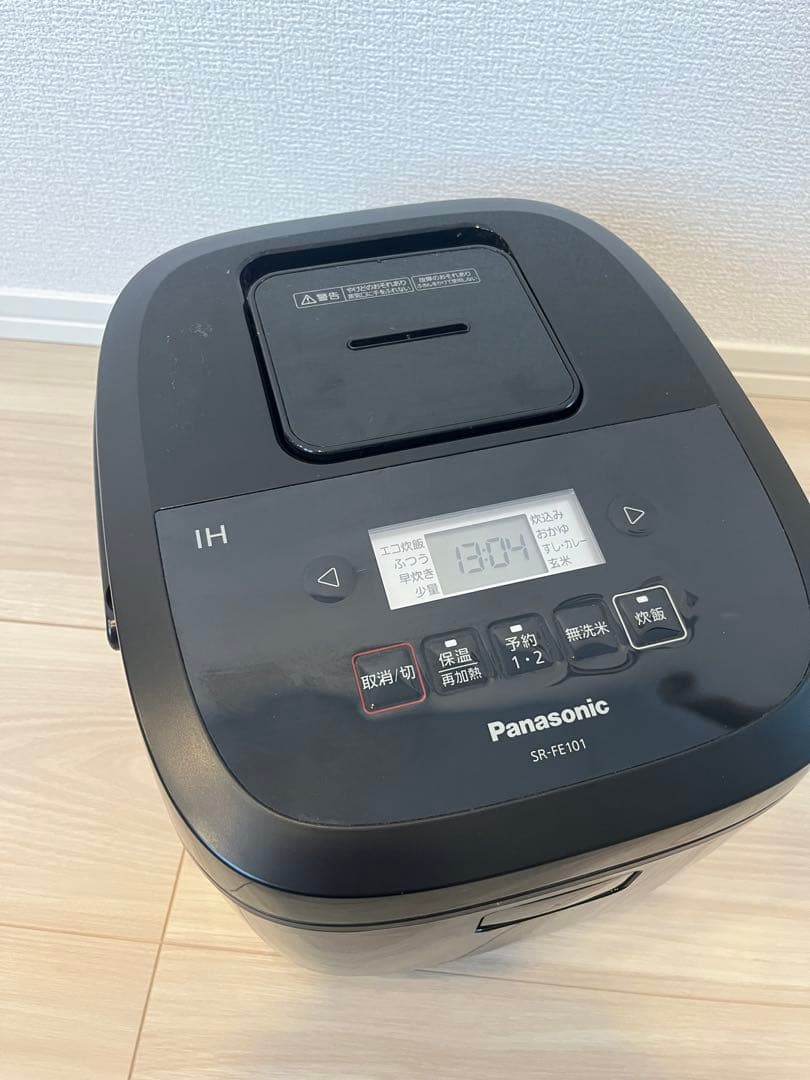 【美品】Panasonic SR-PF101 IH炊飯器 ブラック