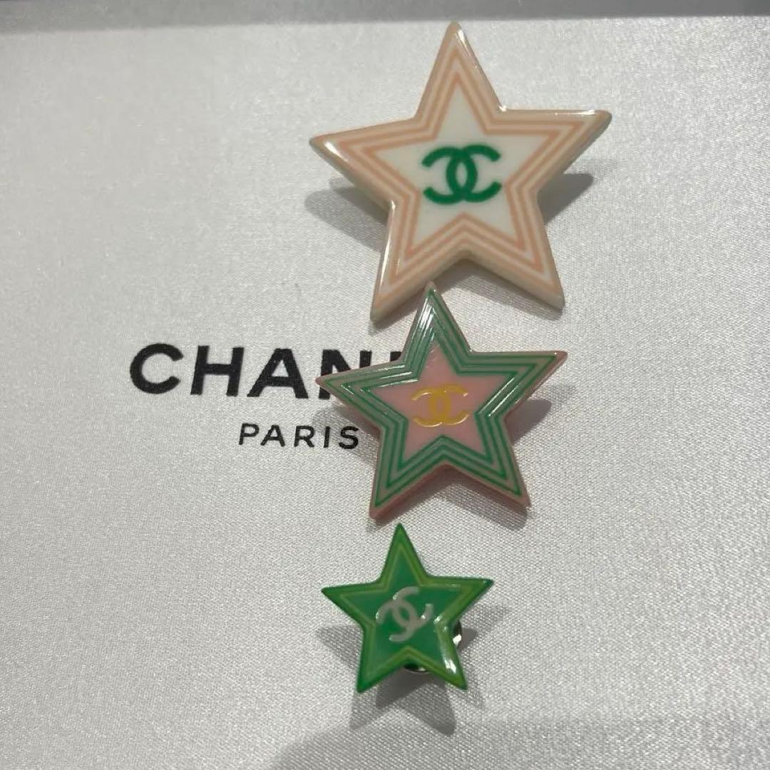 シャネル　ブローチ　04C 星　3点セット