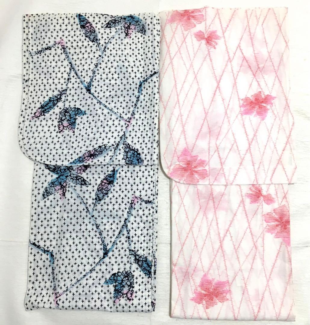 (15)送料込み　男女混合綿浴衣15点バラ売り不可リメイク着用可能品多数着物