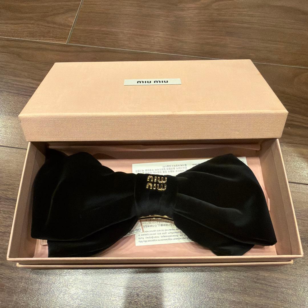 【正規品】 MIUMIUバレッタ 5IF206 068 ベルベット