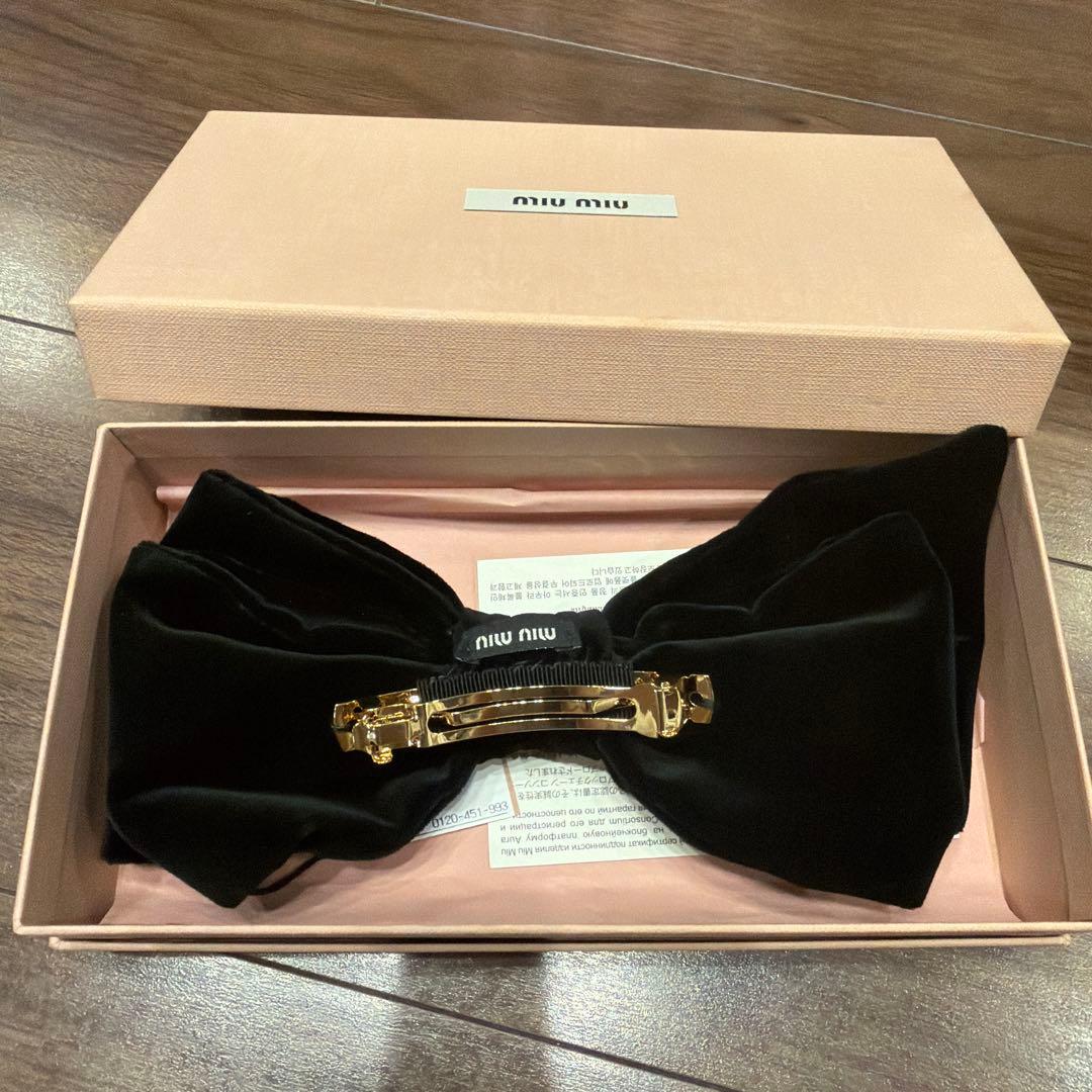 【正規品】 MIUMIUバレッタ 5IF206 068 ベルベット