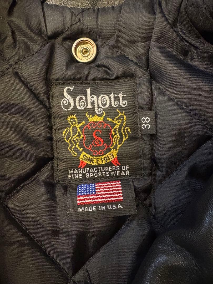 SCHOTT 613US ワンスター ダブルライダース 38