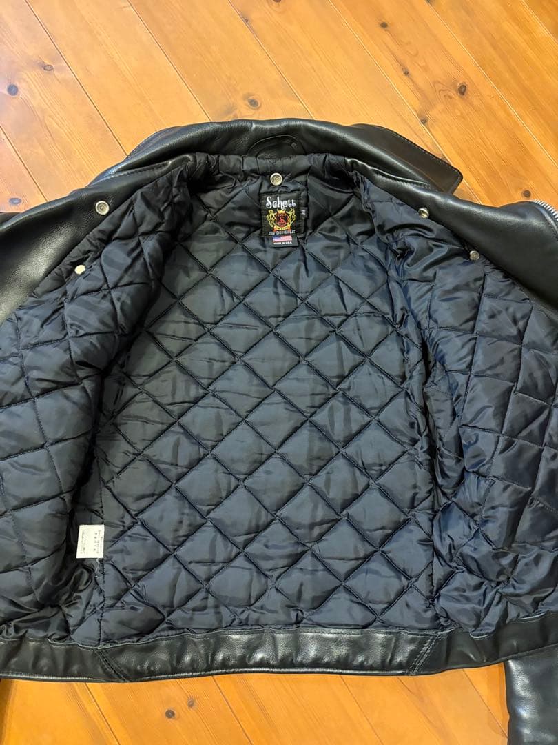 SCHOTT 613US ワンスター ダブルライダース 38