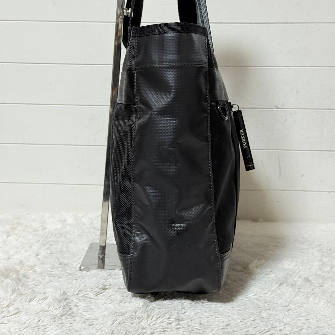 極美品✨ポーター　ヒート　トートバッグ　ビジネスバッグ　ブラック　マグライト