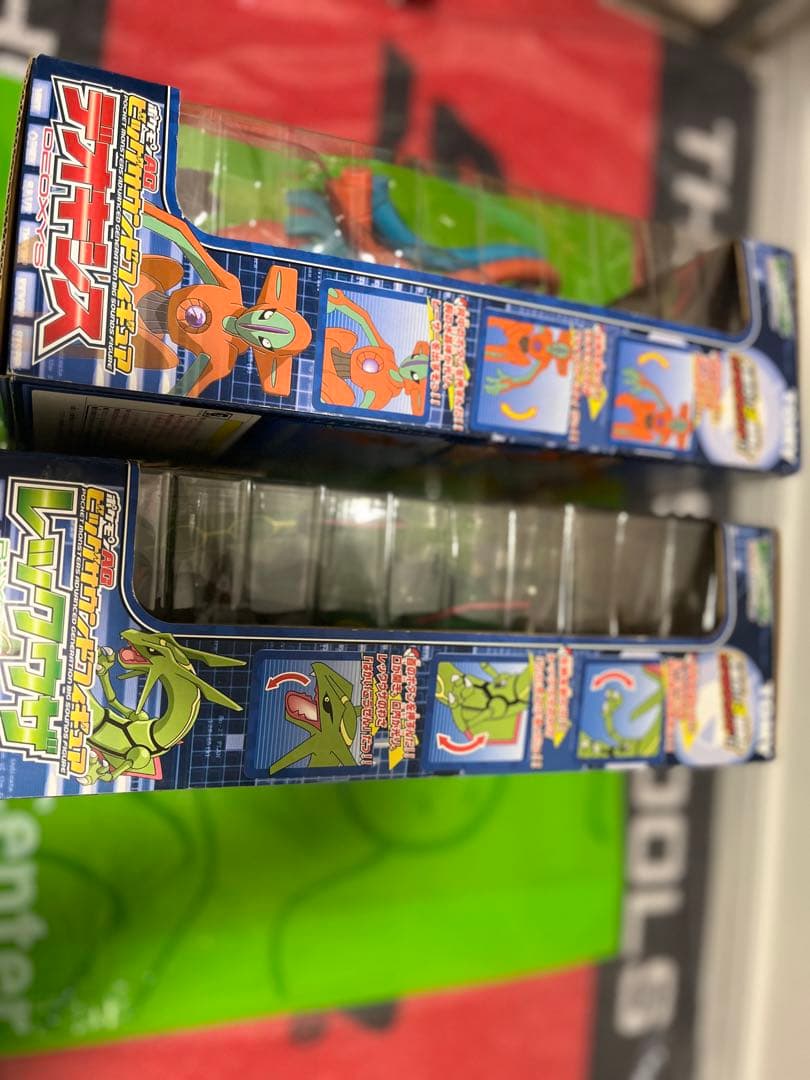 ヒ*キ様 ポケモンAG ビッグサウンドフィギュア　デオキシス、レックウザ　動作確