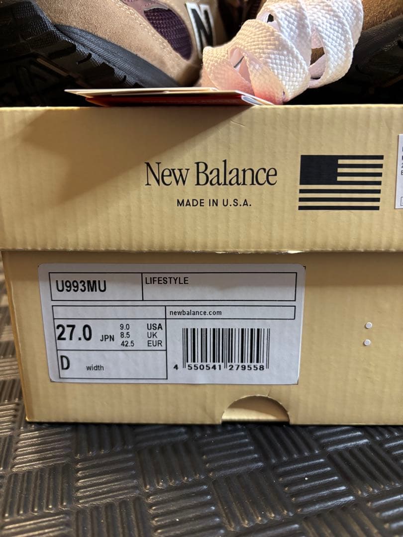 週末限定！【新品未使用】ニューバランス 993 U993MU 27cm
