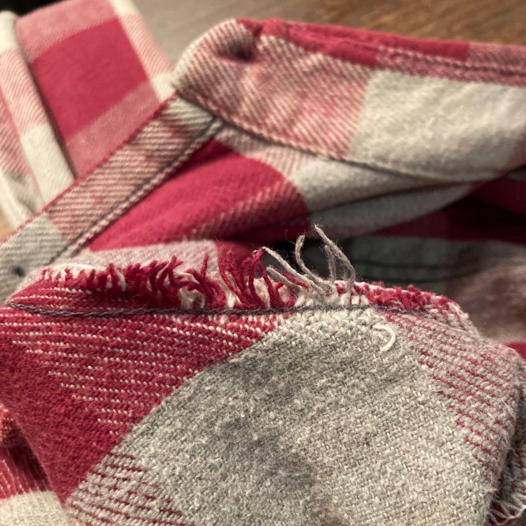 70s 80s FIVE BROTHER USA製 フランネルシャツ L