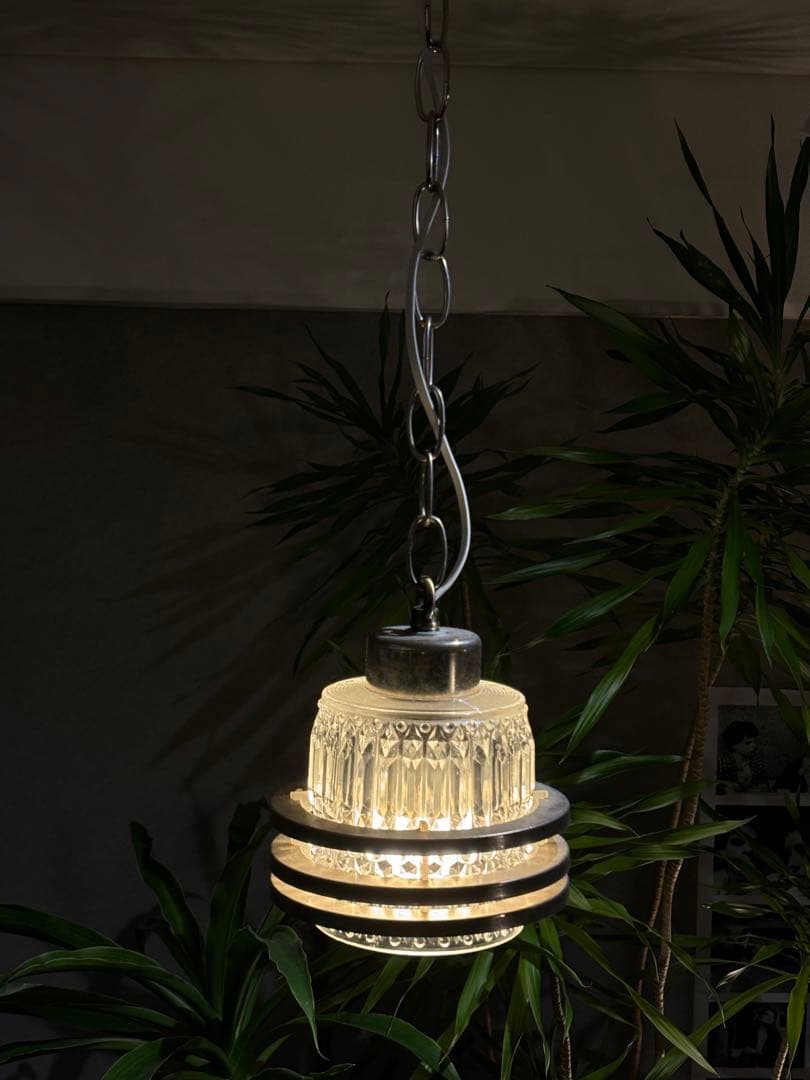 ビンテージガラス照明