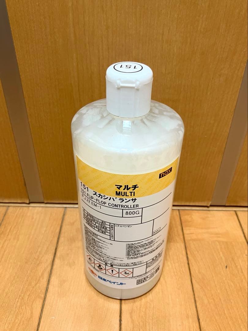 日本ペイント アドミラ280補正用クリヤー ＆ マルチ151 スカシバランサ