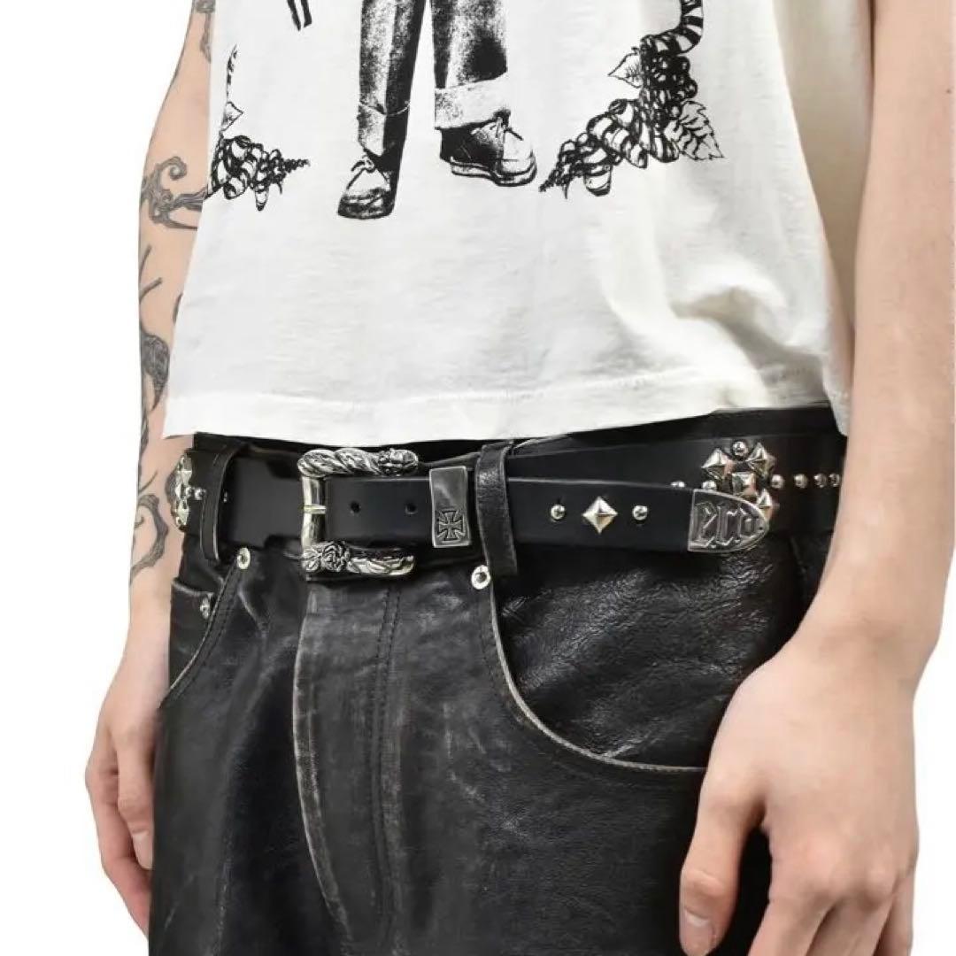 小物 enfants riches deprimes leather belt