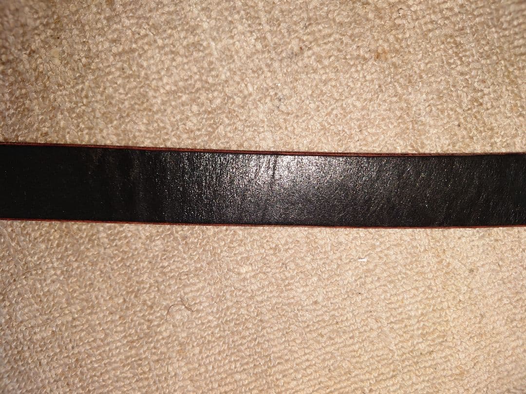 フラットヘッドプレートバックル ベルト　 FN-BE-L001