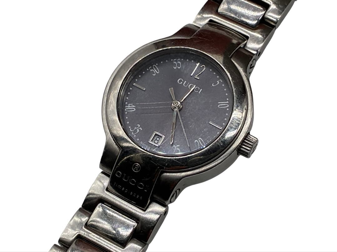 稼働 グッチ GUCCI 8900L レディース 腕時計 クォーツ QZ デイト