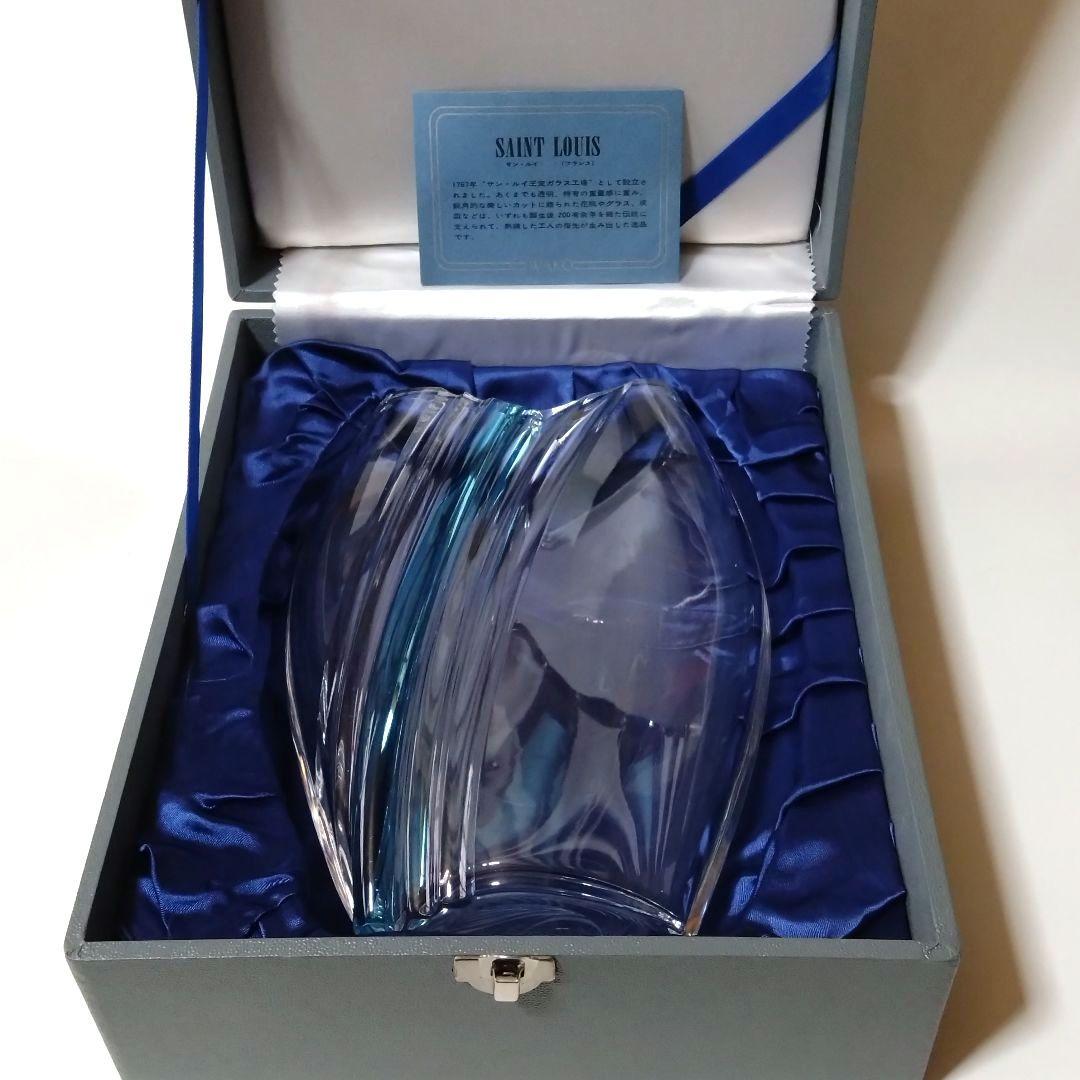 サン　ルイ　フランス　ガラス　花瓶　サンルイ