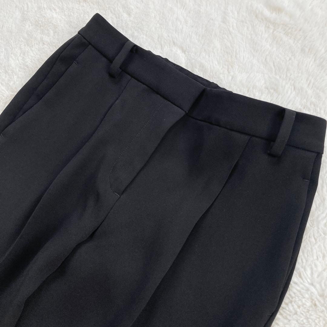 極美品・近年モデル✨PLST　トリアセブレンド　洗える　ストレッチ　黒　XS-S