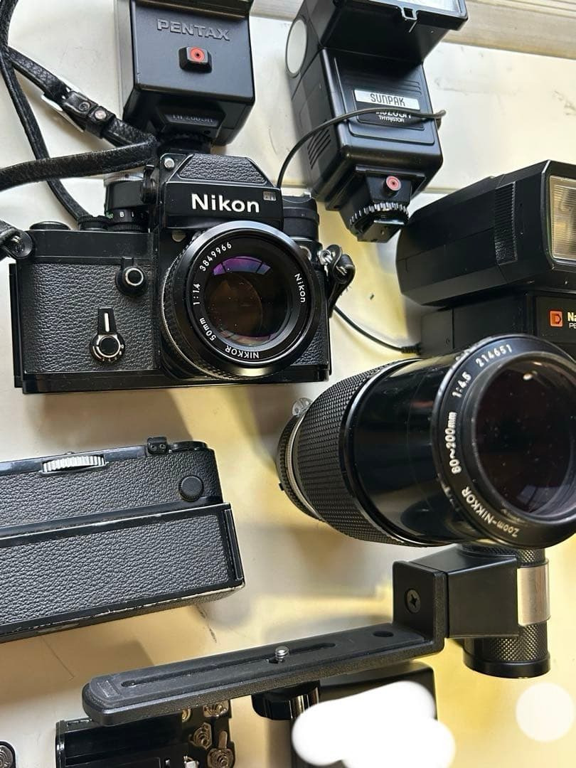 美品レア Nikonフィルムカメラ NikonF2 MD-3 MD-1 他セット