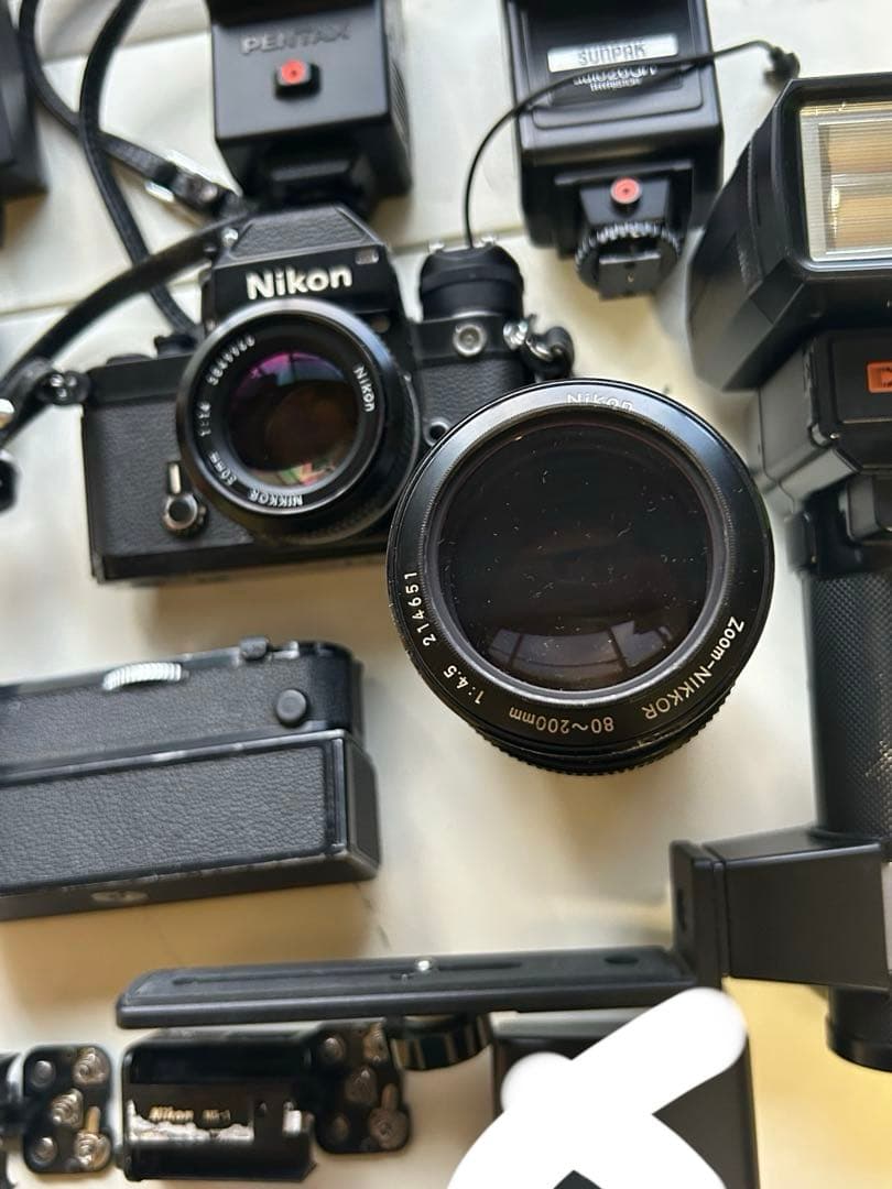 美品レア Nikonフィルムカメラ NikonF2 MD-3 MD-1 他セット