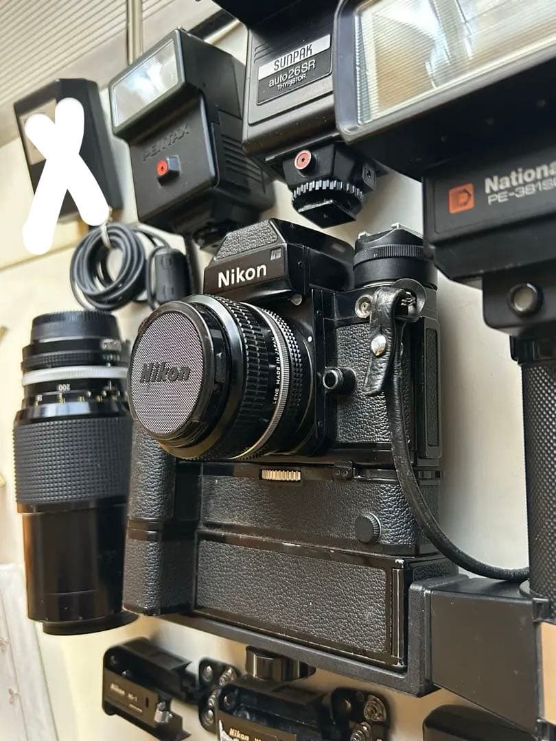 美品レア Nikonフィルムカメラ NikonF2 MD-3 MD-1 他セット