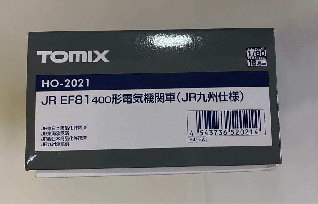 TOMIX HO-2021 JR EF81-400形電気機関車(JR九州仕様)
