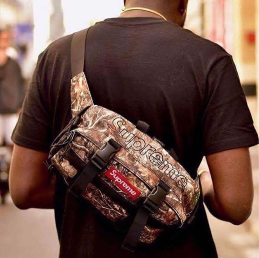 未使用品★Supreme 19AW ウエストバッグReal Tree Camo