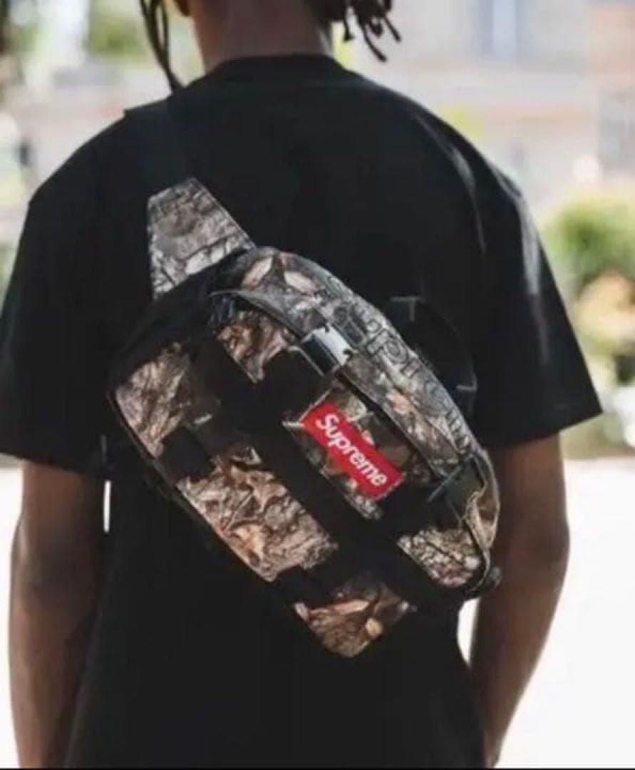 未使用品★Supreme 19AW ウエストバッグReal Tree Camo