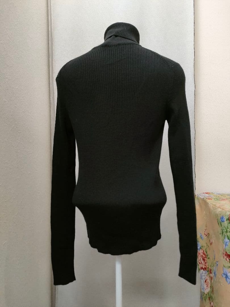 オールドイングランド　ブラック　ハイネック　ニット