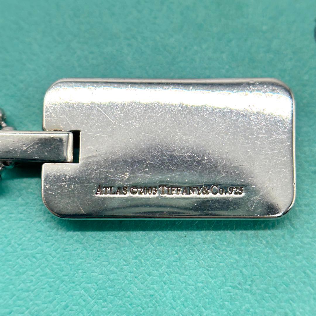 ティファニー　アトラス　プレート　ネックレス　シルバー　925 社外チェーン