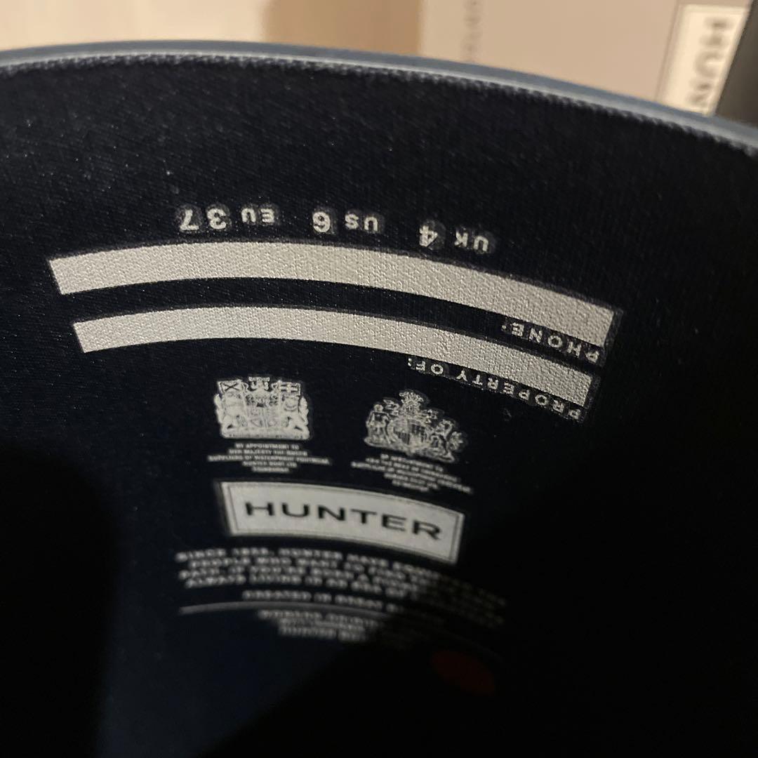 HUNTER ブラック 長靴 US6
