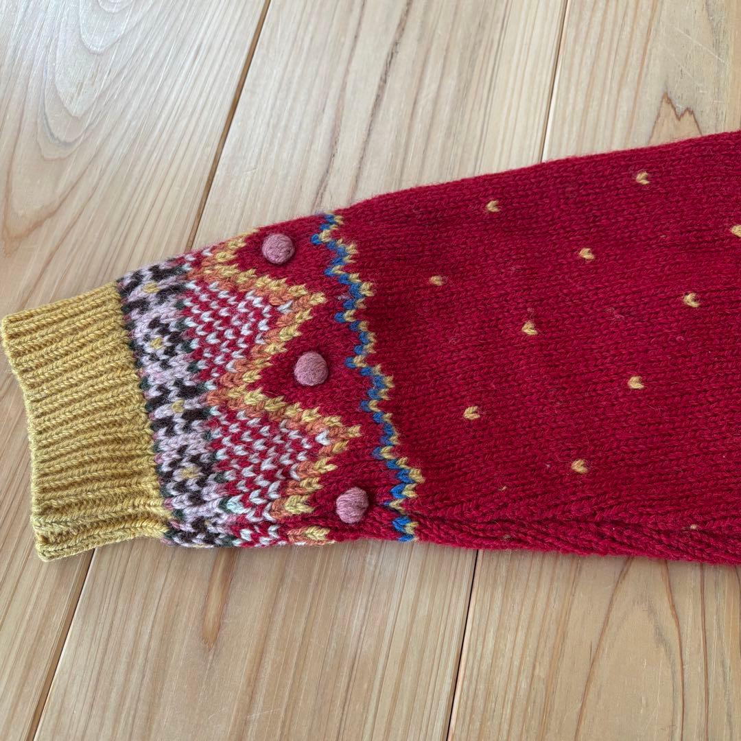 ス*ラ様 ★レア★古着PINK HOUSE ニット カーディガン フーディ立体バ