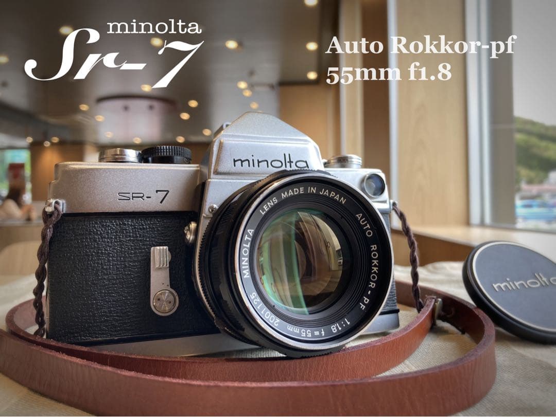 ★作例必見！完動品＊美品＊初期保証★minolta sr-7&緑のロッコール