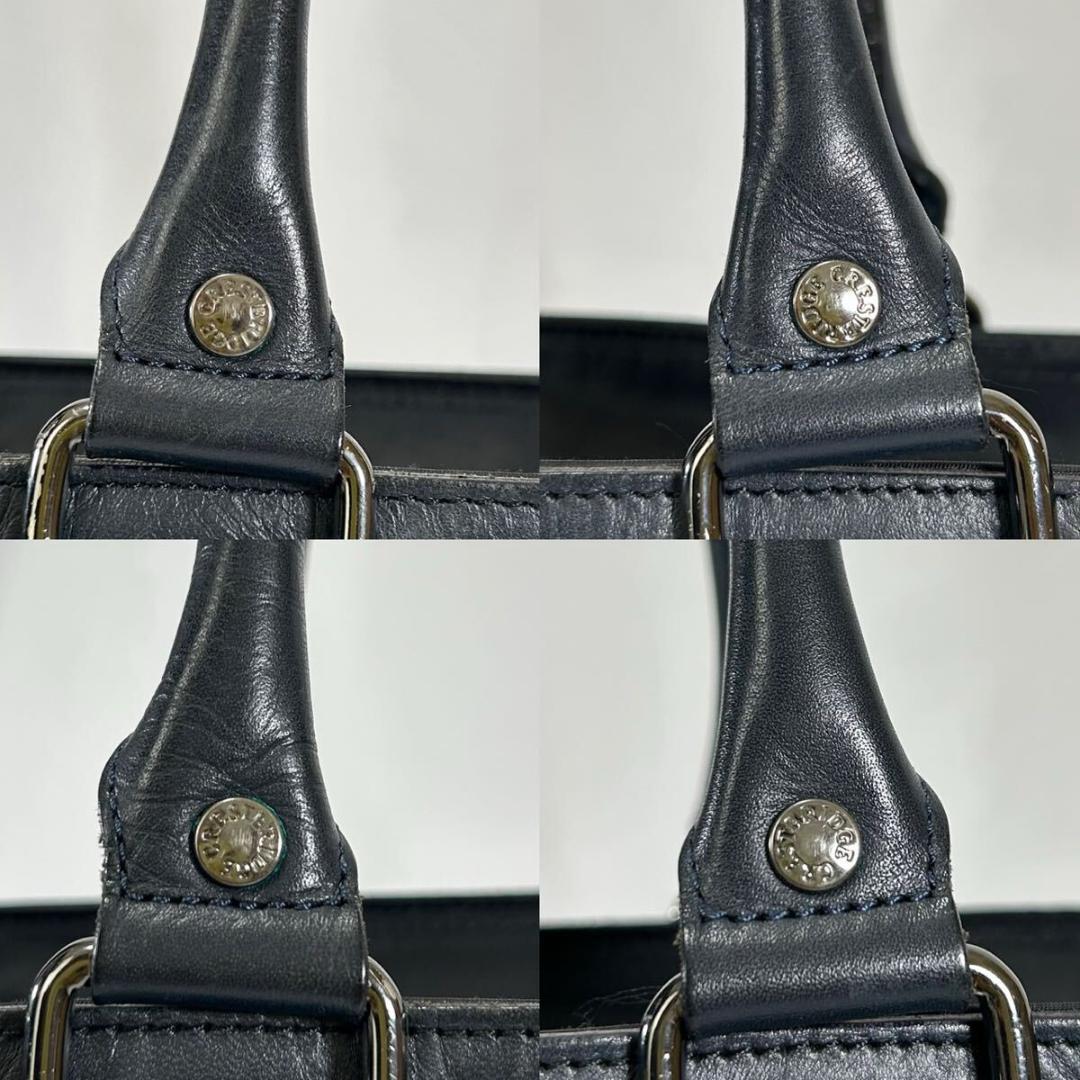 【美品】バーバリーブラックレーベルクレストブリッジ トートバッグ A4可 肩掛け