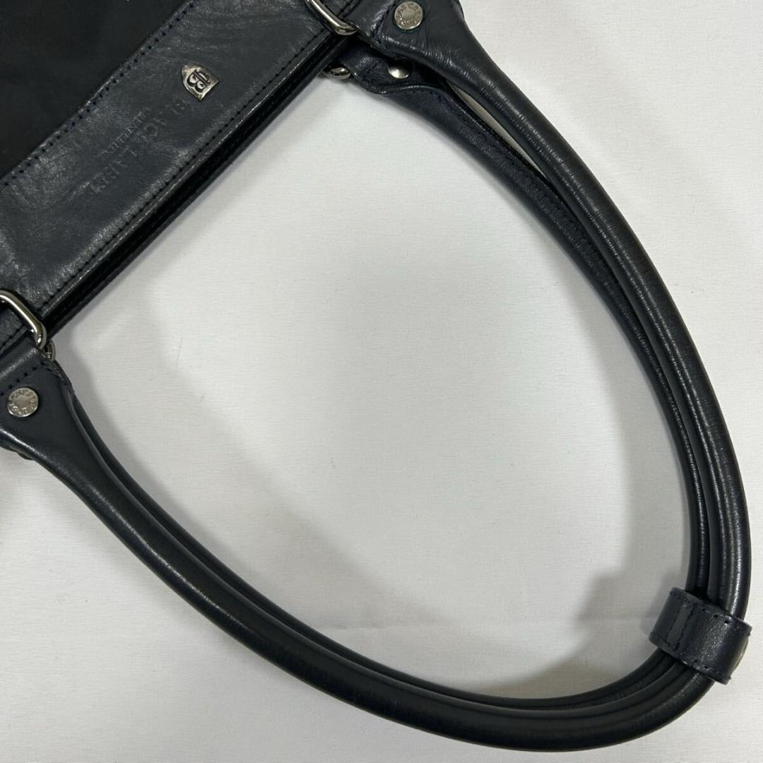 【美品】バーバリーブラックレーベルクレストブリッジ トートバッグ A4可 肩掛け