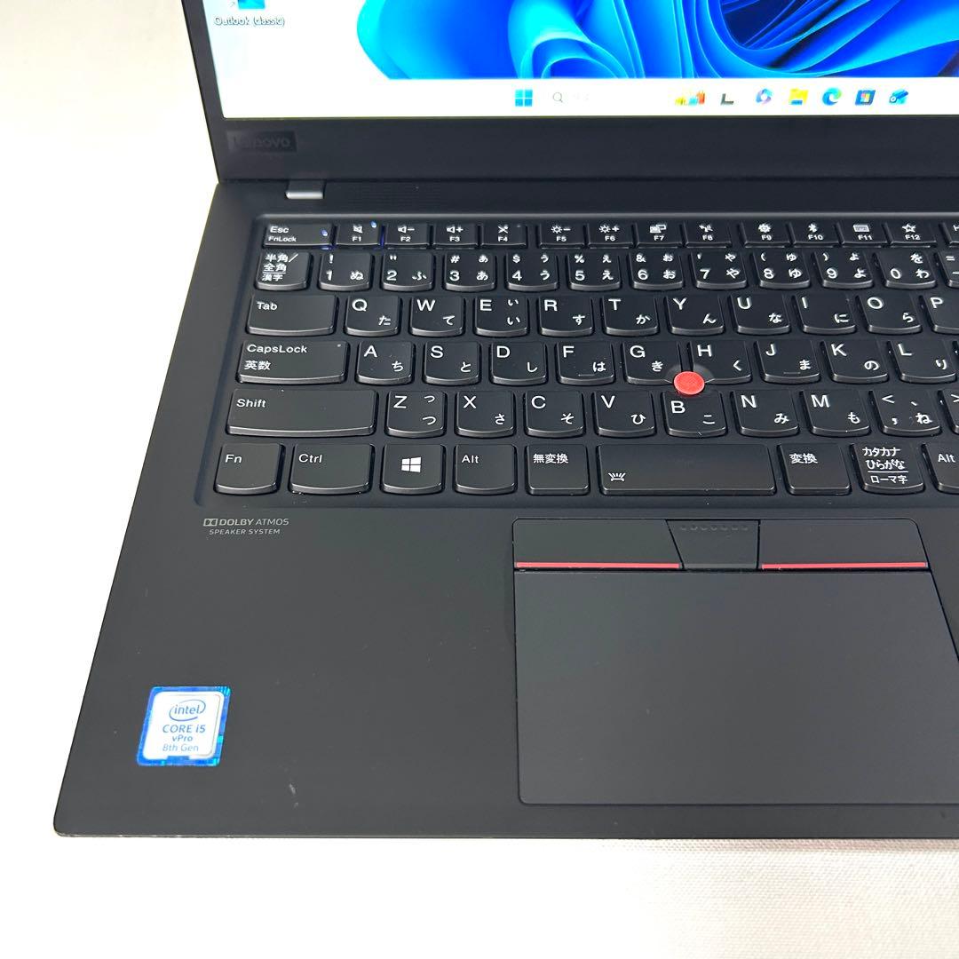 美品 Lenovo X1 Carbon Gen7 14インチ バッテリー良好