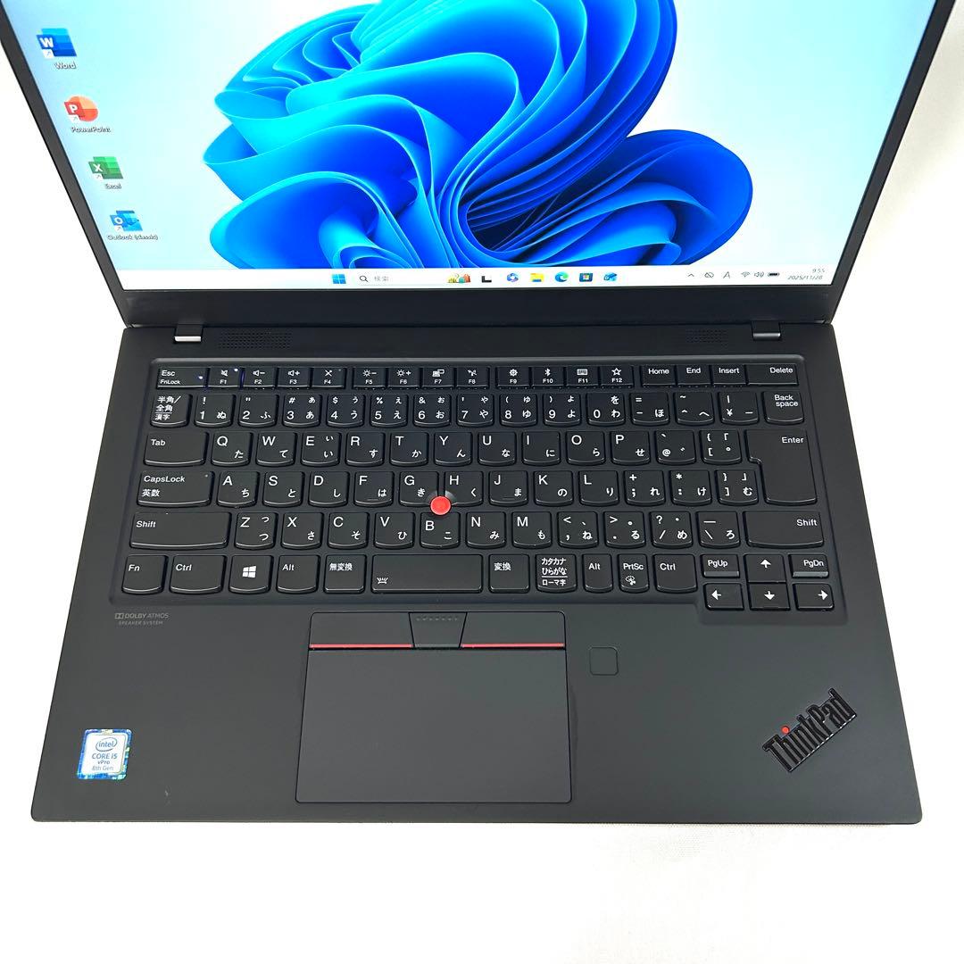 美品 Lenovo X1 Carbon Gen7 14インチ バッテリー良好