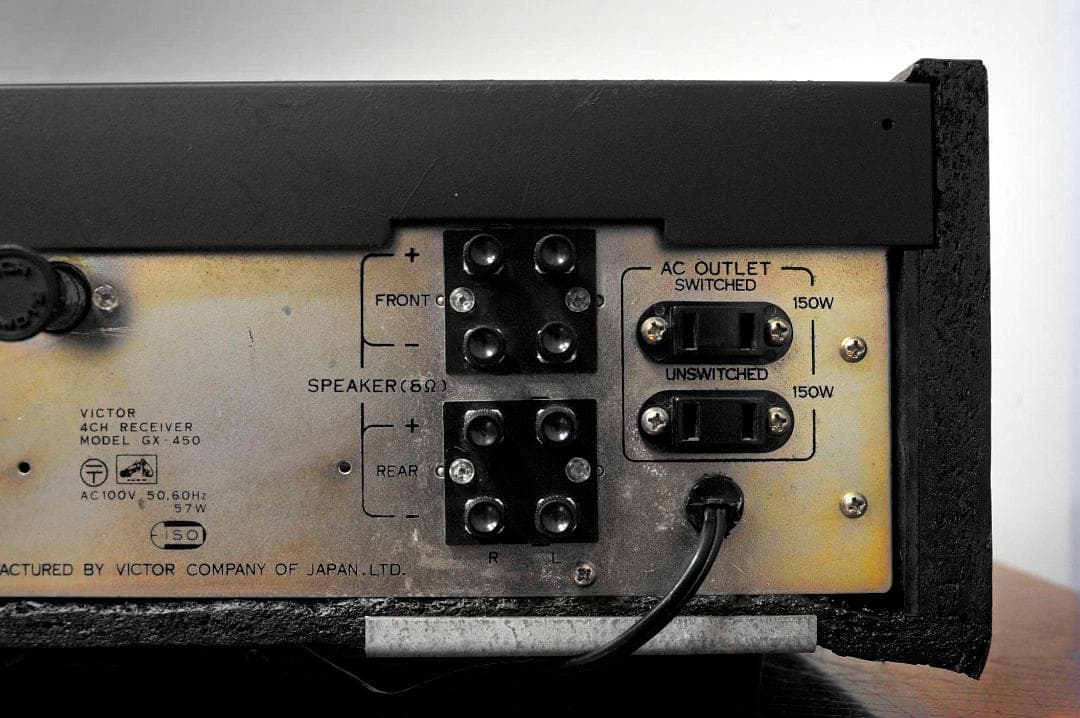 ★VICTOR GX-450 CD-4　4channelステレオ大型レシーバ―♪