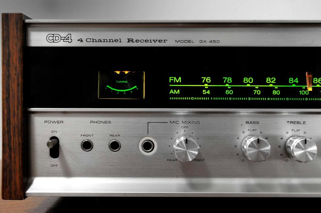 ★VICTOR GX-450 CD-4　4channelステレオ大型レシーバ―♪