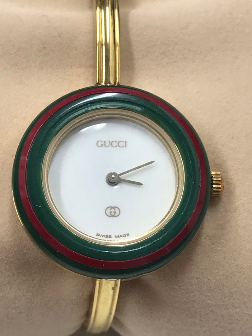 GUCCI グッチ チェンジベゼル 1100-L ベゼル交換　バングルウォッチ