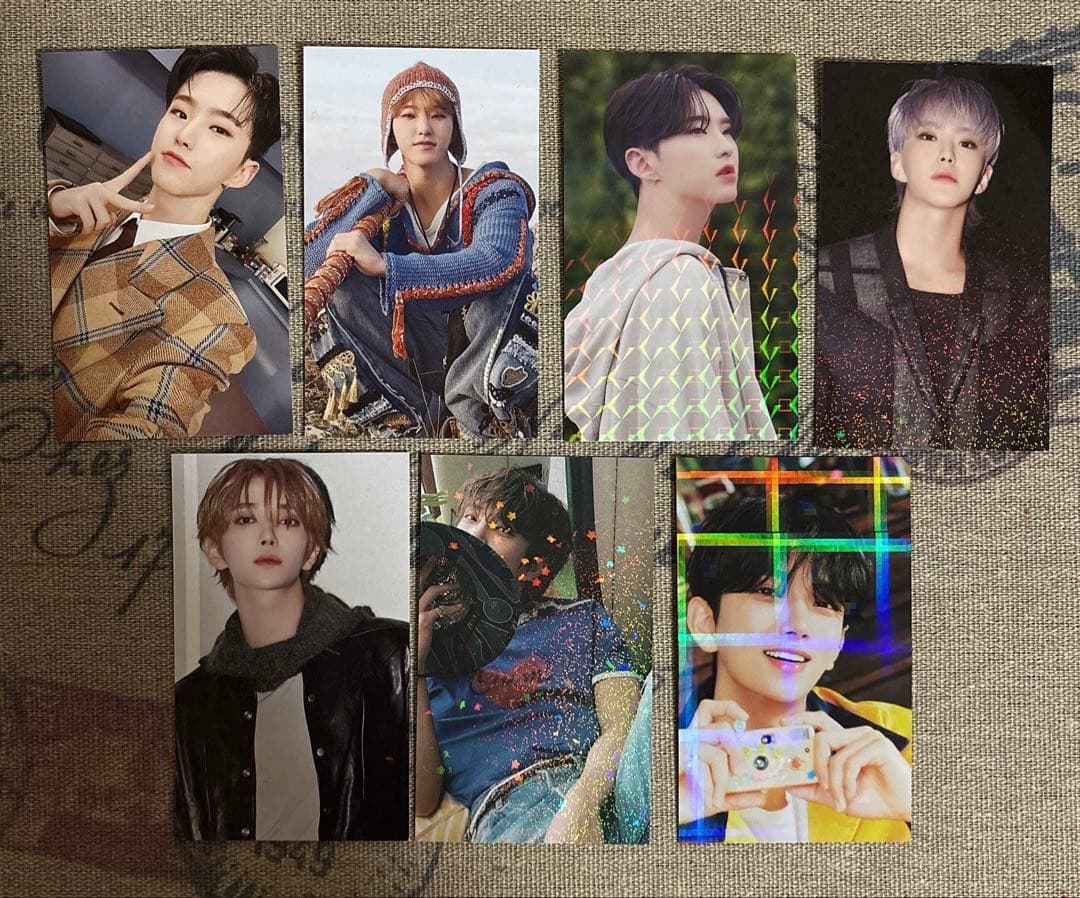 SEVENTEEN ジョシュア　ホシ　缶バッジ　トレカ　ラキドロ　うちわ　セット