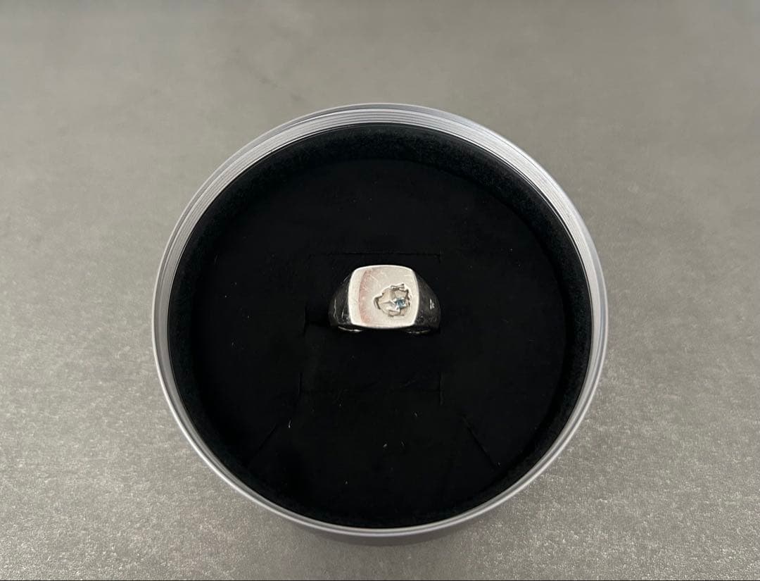 Mined Ring Large Blue Topaz 限定モデル　サイズ50