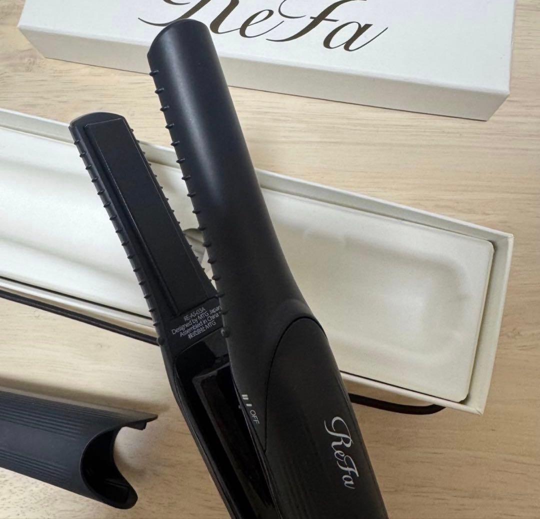 ReFa リファ ストレートアイロン コードレス ブラック 美品 付属品完備