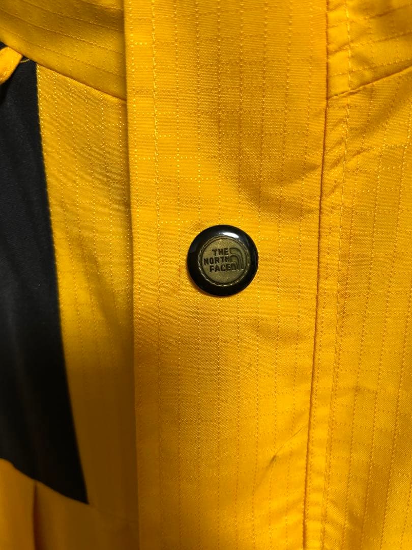 THE NORTH FACE マウンテンパーカー イエロー/ブラック　90s