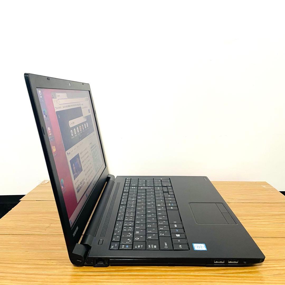 快適　薄型i5東芝ブラックSSDノートパソコンWindows11 オフィスDVD