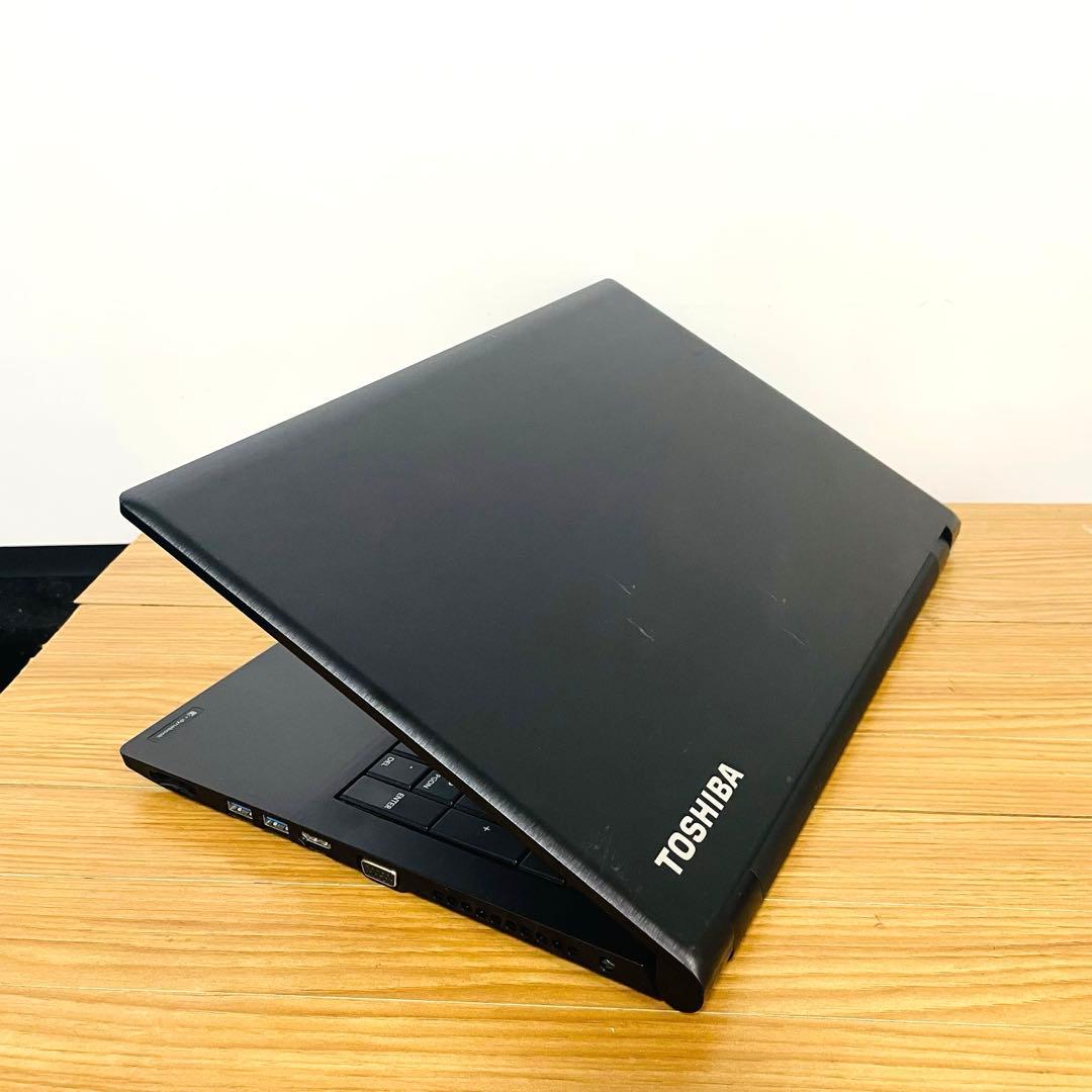 快適　薄型i5東芝ブラックSSDノートパソコンWindows11 オフィスDVD