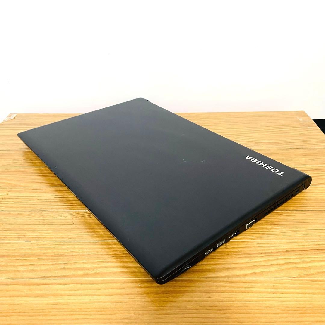 快適　薄型i5東芝ブラックSSDノートパソコンWindows11 オフィスDVD