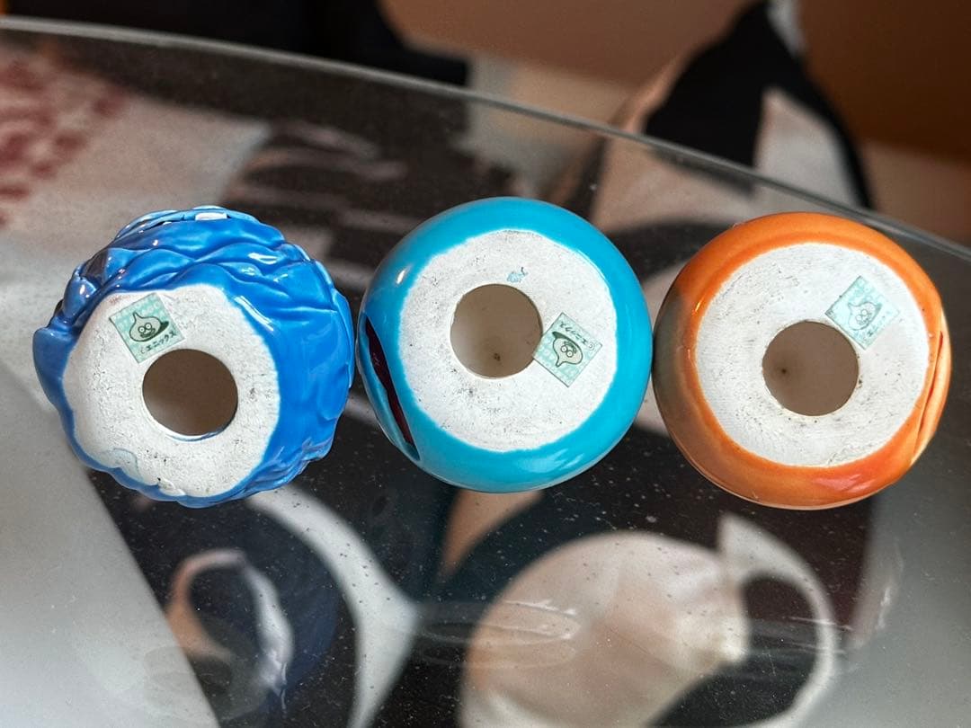 ドラゴンクエスト陶器人形　スライム、スライムベス、ばくだんいわ　3点セット