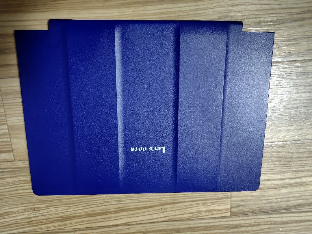Let's note天板カバー ブルー