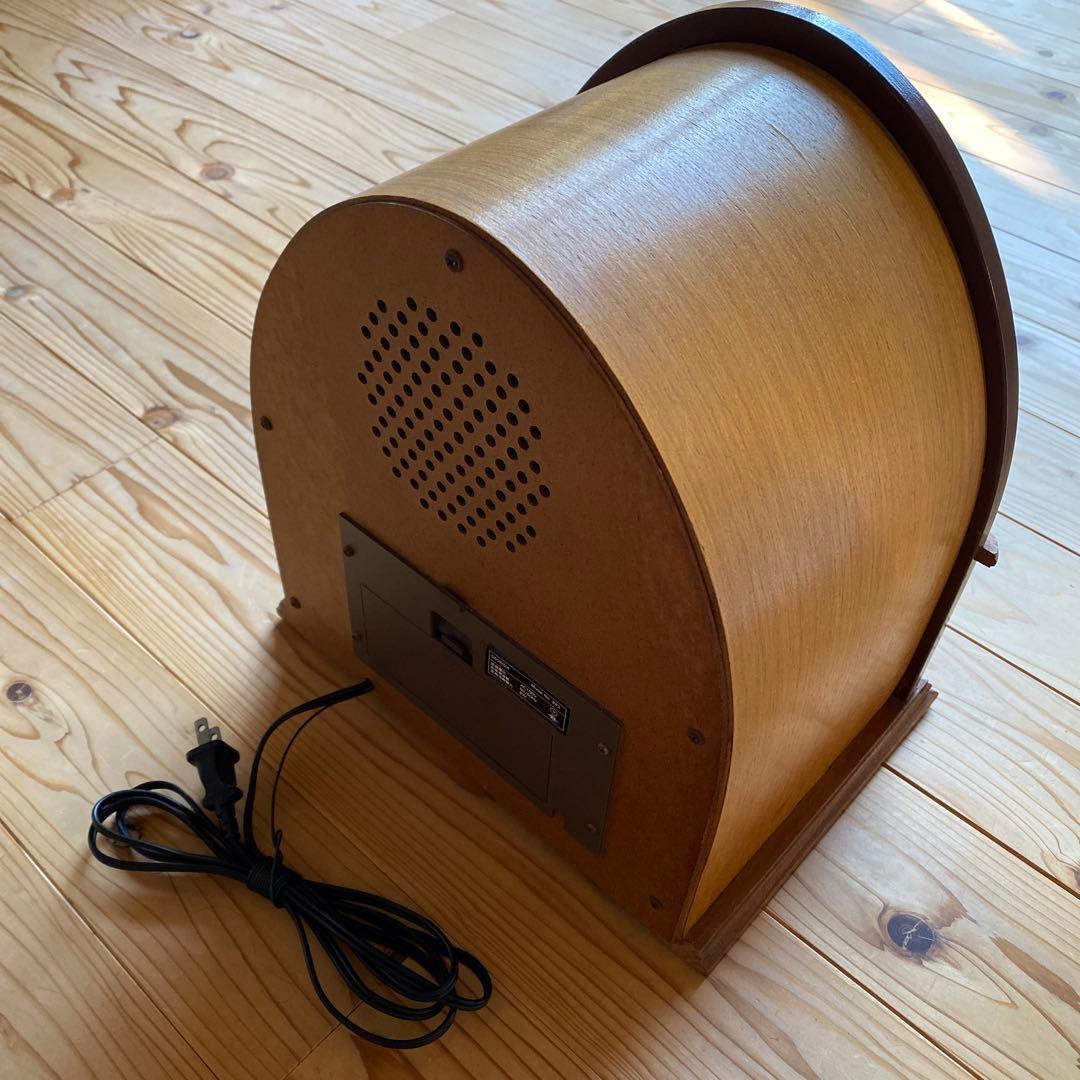 【レトロ】　ジョージア　ラジオ　アンティーク　木製　モダン　お洒落