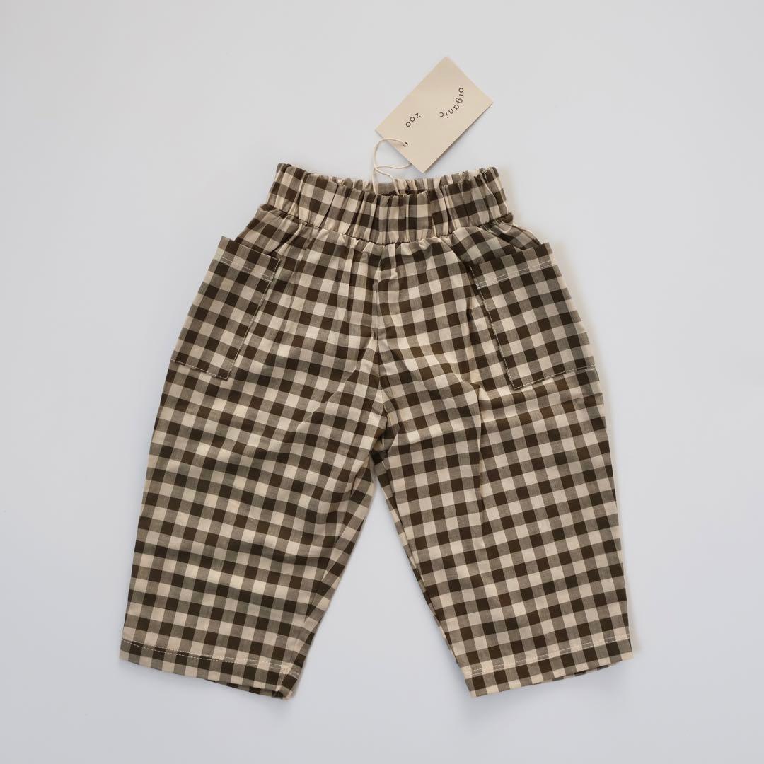 【新品未使用】organic zoo　ギンガムチェックパンツ