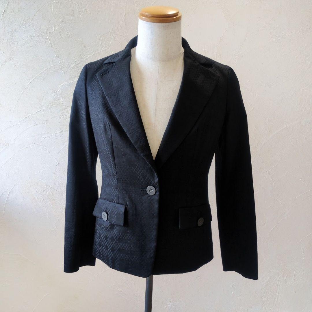 美品 バーバリーロンドン パンツセットアップ ビックチェック ブラック