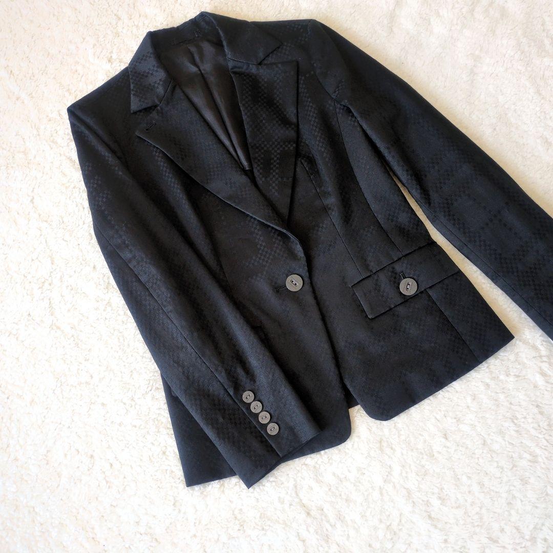 美品 バーバリーロンドン パンツセットアップ ビックチェック ブラック