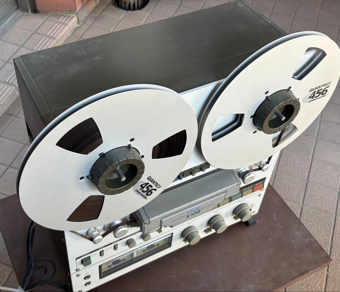 TEAC Ｘ-10R オープンリールデッキ 通電確認済みメタルリール2本付き